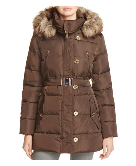 michael kors charcoal jacket|michael kors ladies puffer coats.